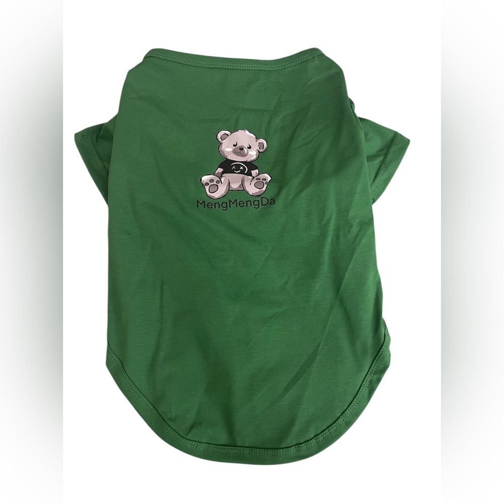 NWOT MengMengDa Dog Shirt for Small Medium Dogs, Puppy Cartoon Tee Shirt